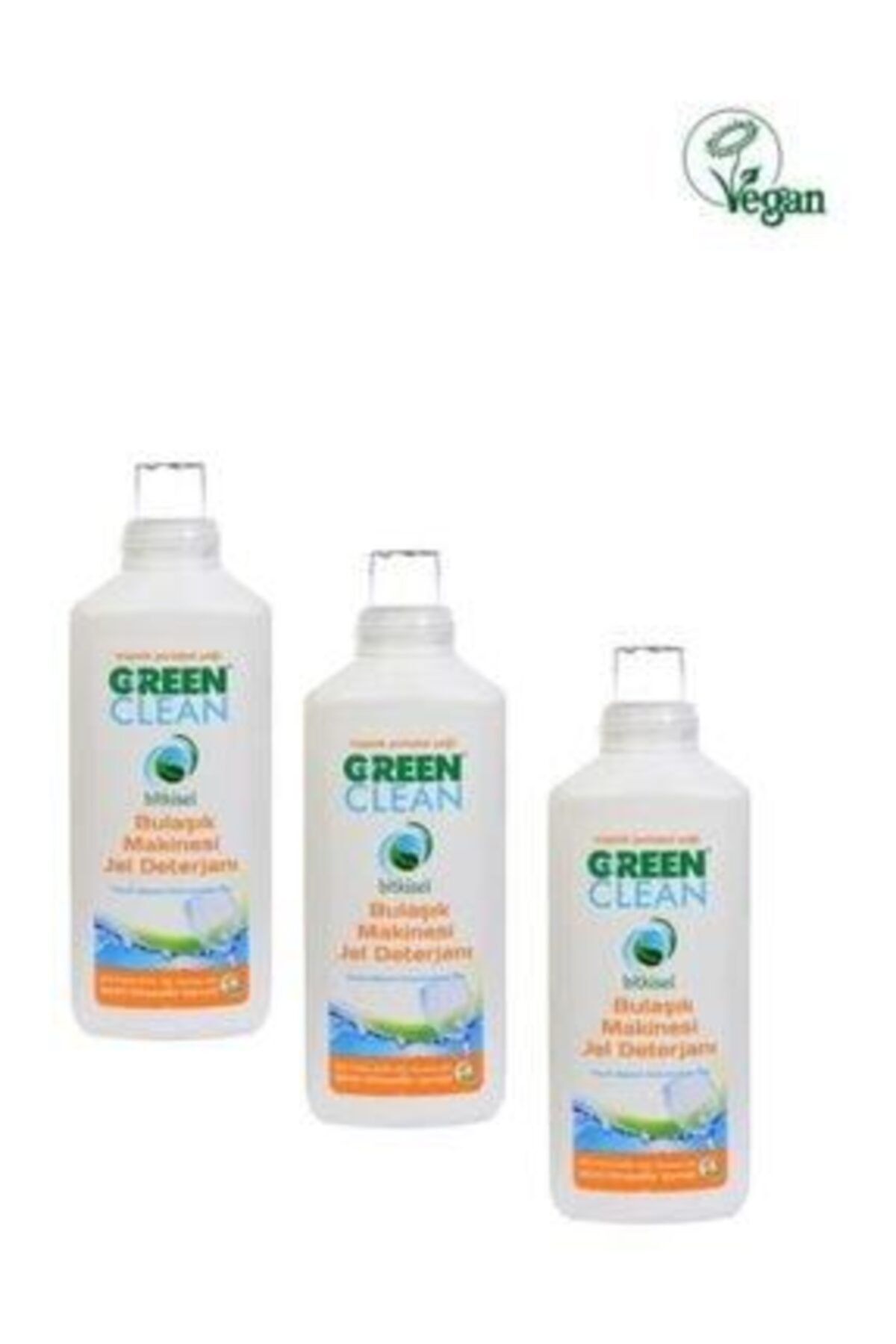 U Green Clean Green Clean Bulaşık Jel Deterjanı 1000 ml x 3 Adet