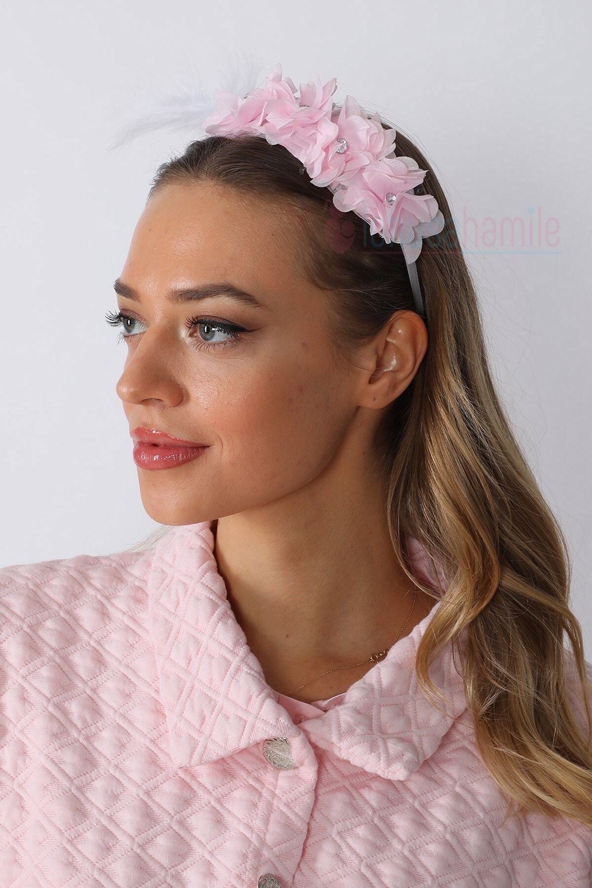 lohusahamile Lh1283 Pembe Lotus Lohusa Tacı