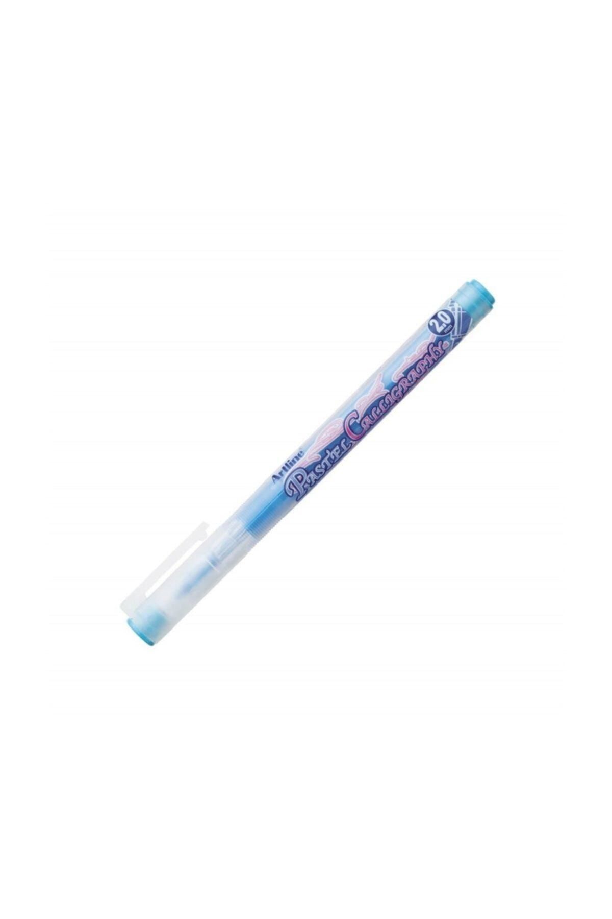 artline Pastel Calligraphy 2.0 Kaligrafi Kalemi Uç:2,0mm Pastel Mavi