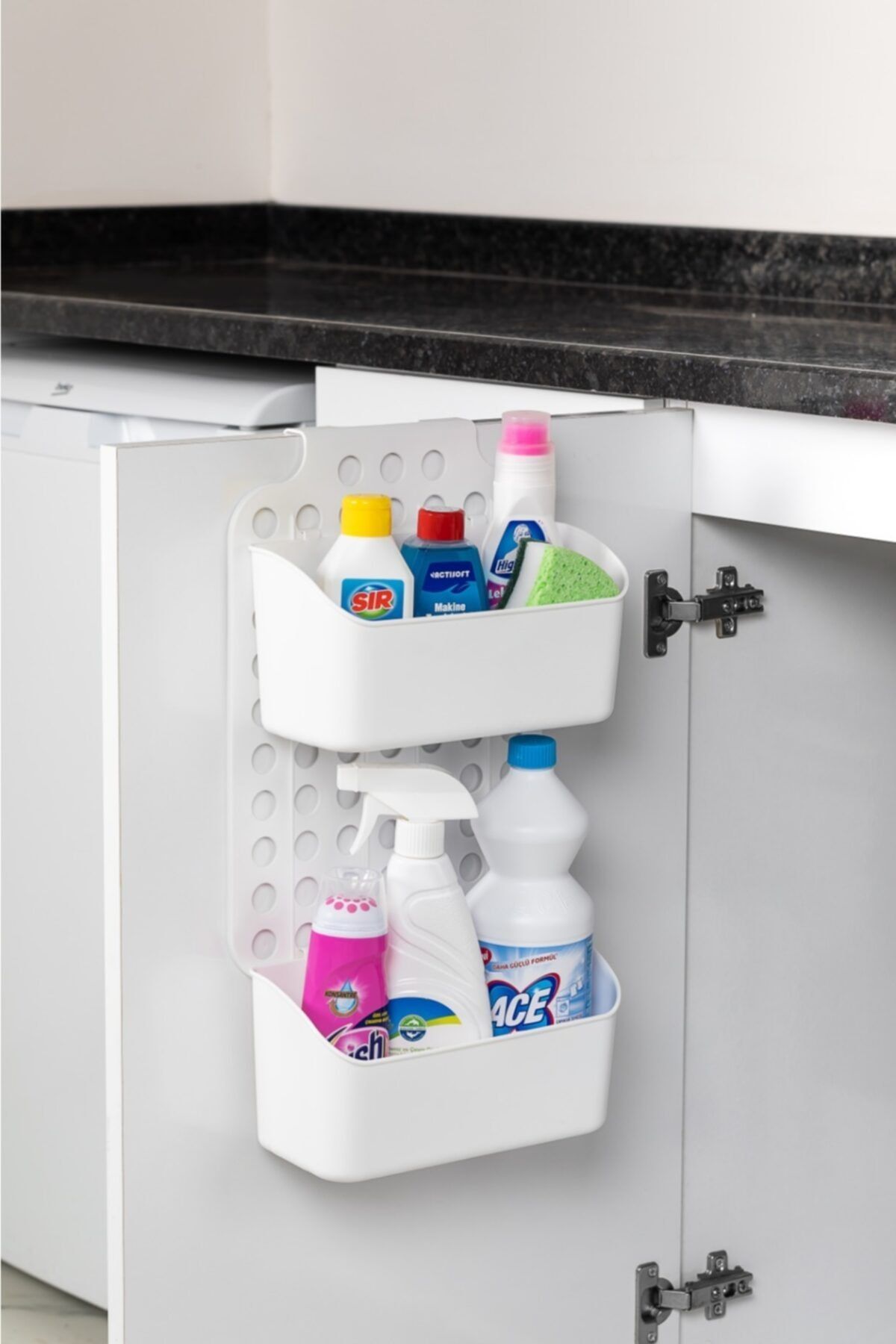 Nandy Home 2 Katlı Ayarlanabilir Dolap Içi Askılı Beyaz