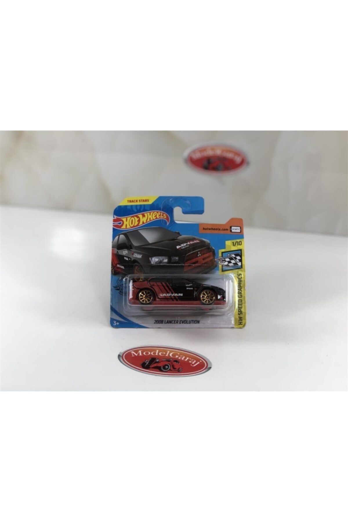 HOT WHEELS 2008 Lancer Evoluation Siyah*1:64 Ölçek*hotwheels*modelgaraj