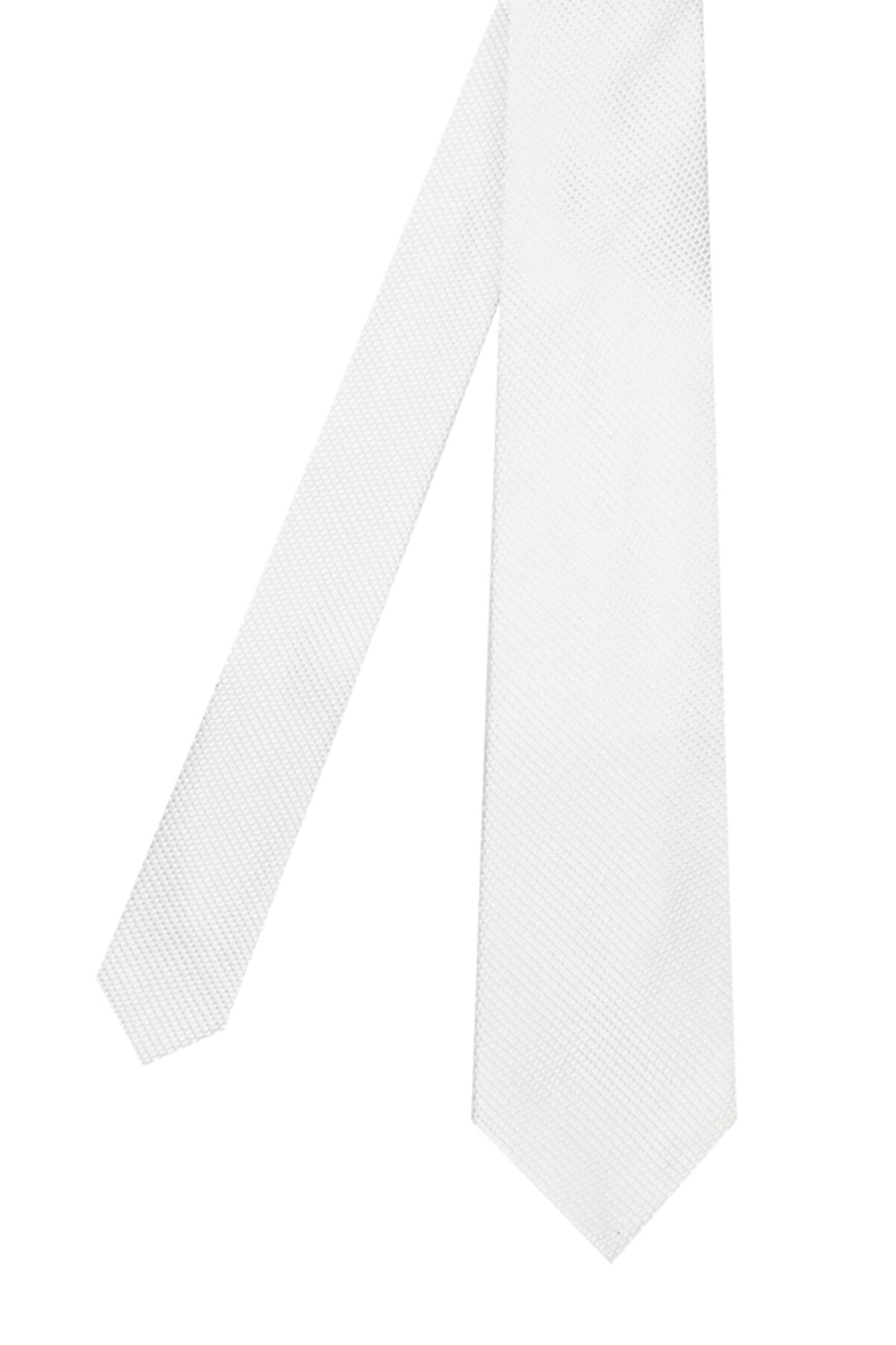 W Collection BEYAZ DÜZ KRAVAT