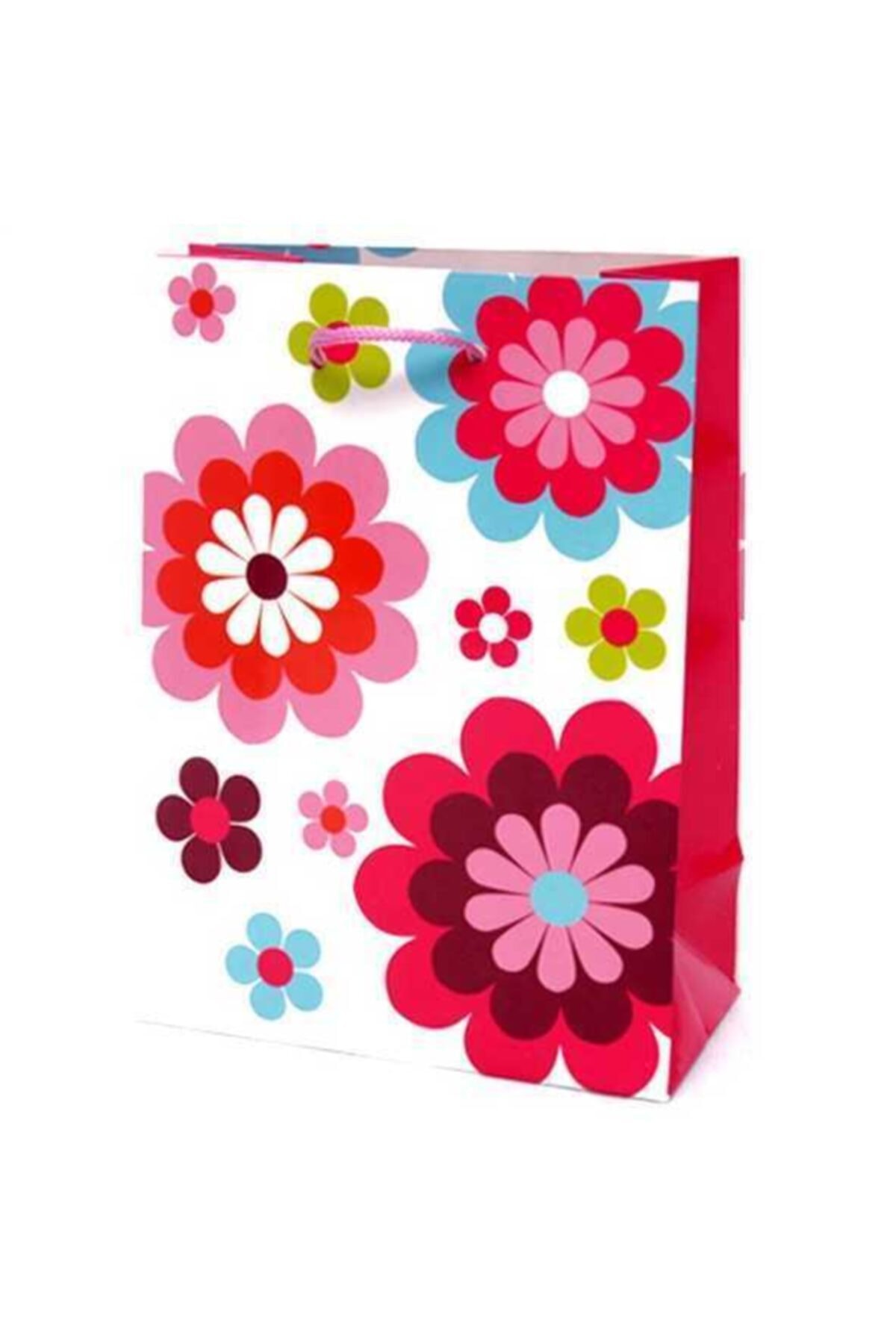 PAKETPARTİ Kağıt Çanta (12x16x6 Cm) 12'li