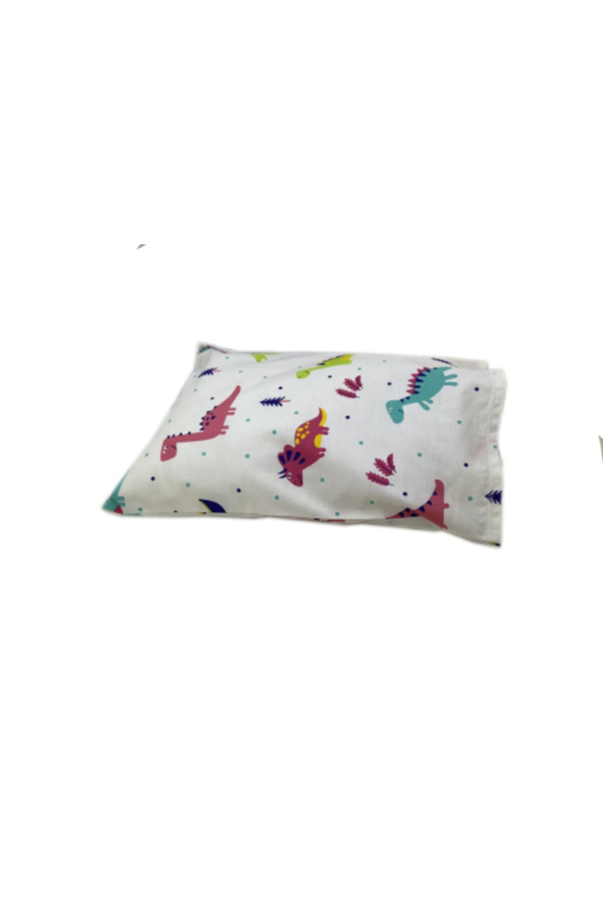 Pafuli El Yapımı Bebek Yastık Kılıfı 35x45 Cm Renkli Dinazorlar