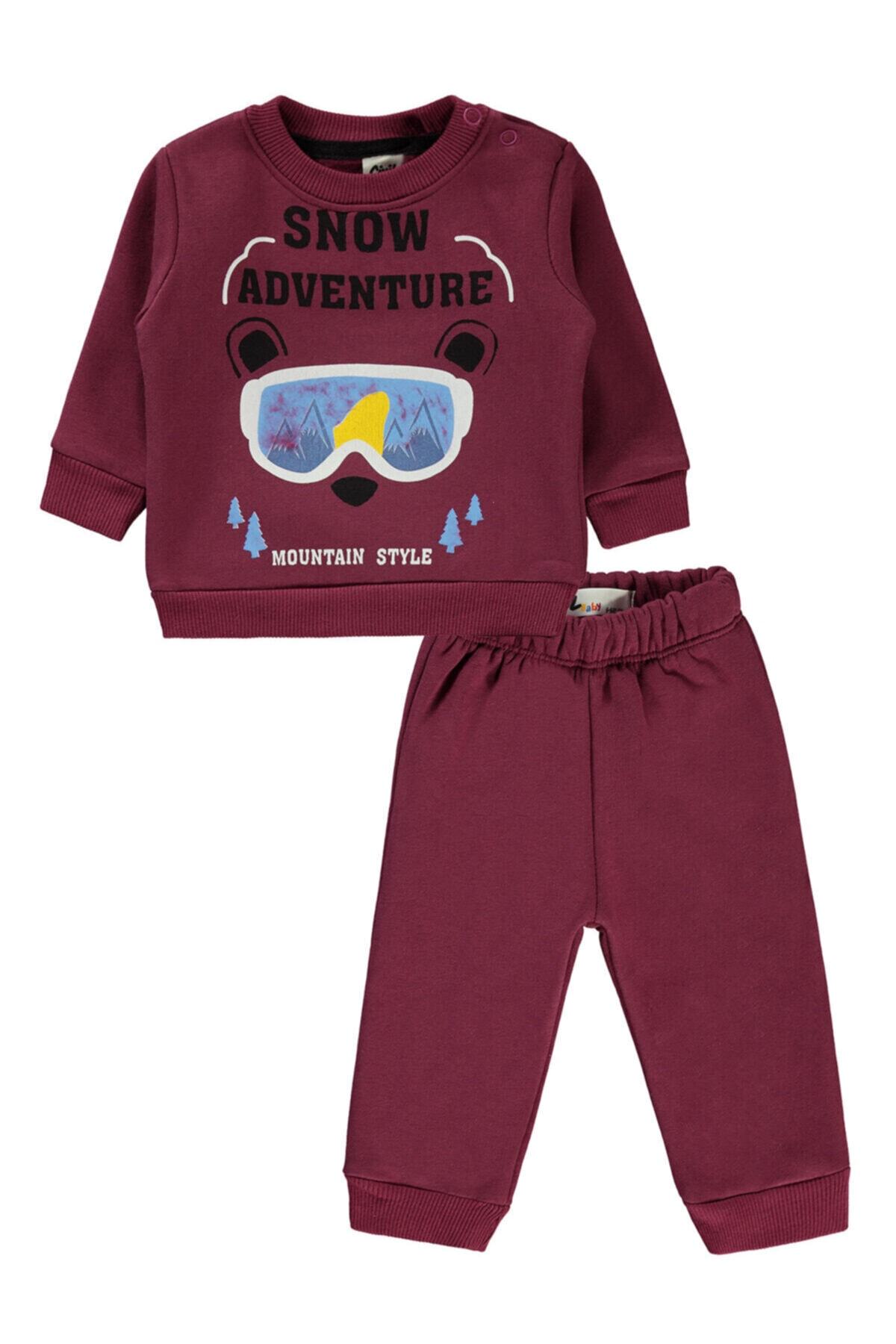 Civil Baby Erkek Bebek Takım 6-18 Ay Bordo