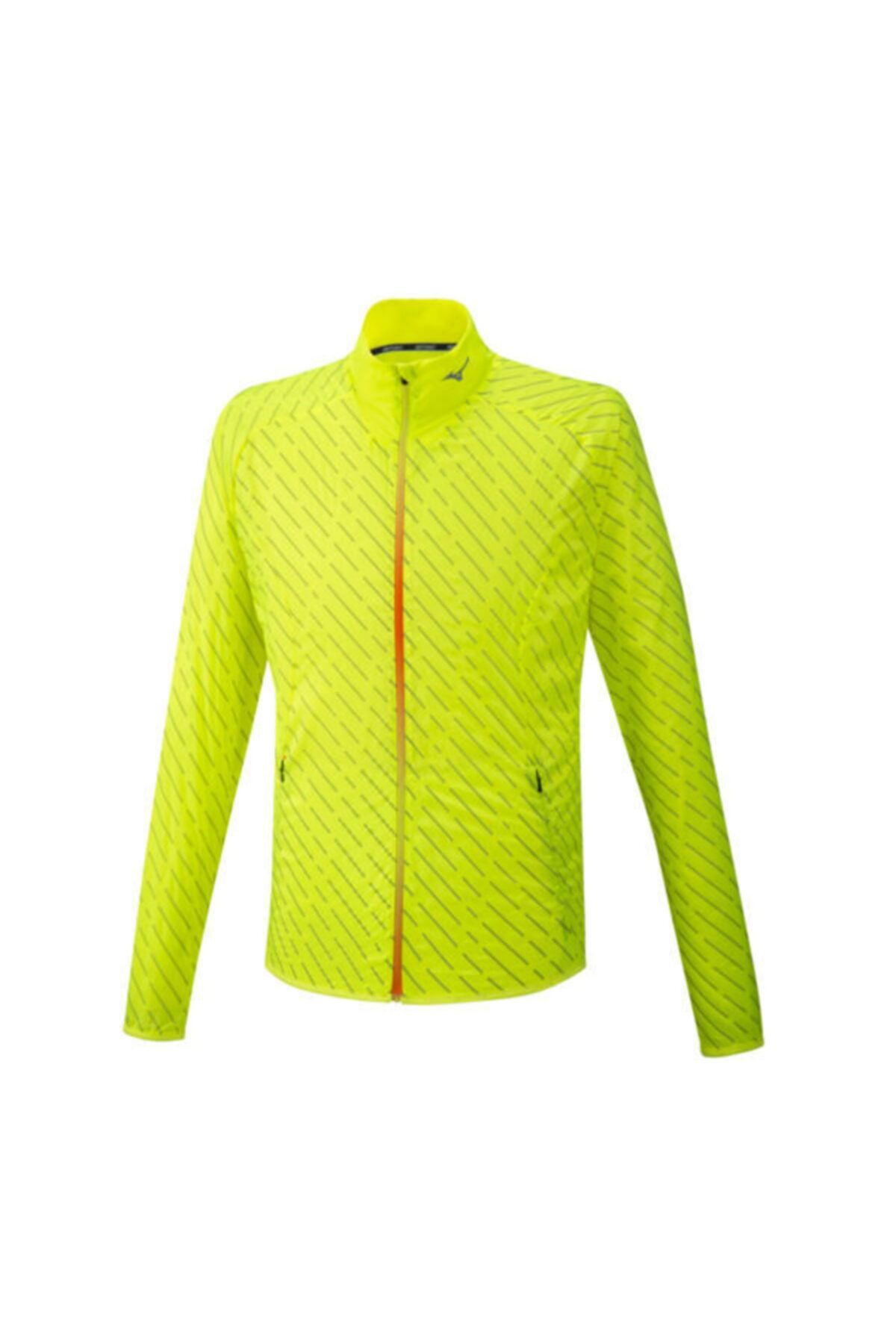 MIZUNO Reflect Wind Jacket Erkek Yağmurluk Sarı