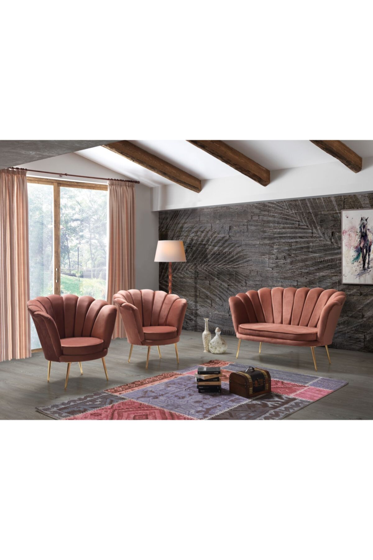 BORDO CONCEPT Papatya Çay Seti Koltuk Takımı