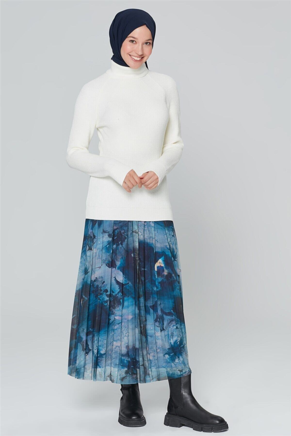 Armine Triko Bluz 20ka2013 Ekru