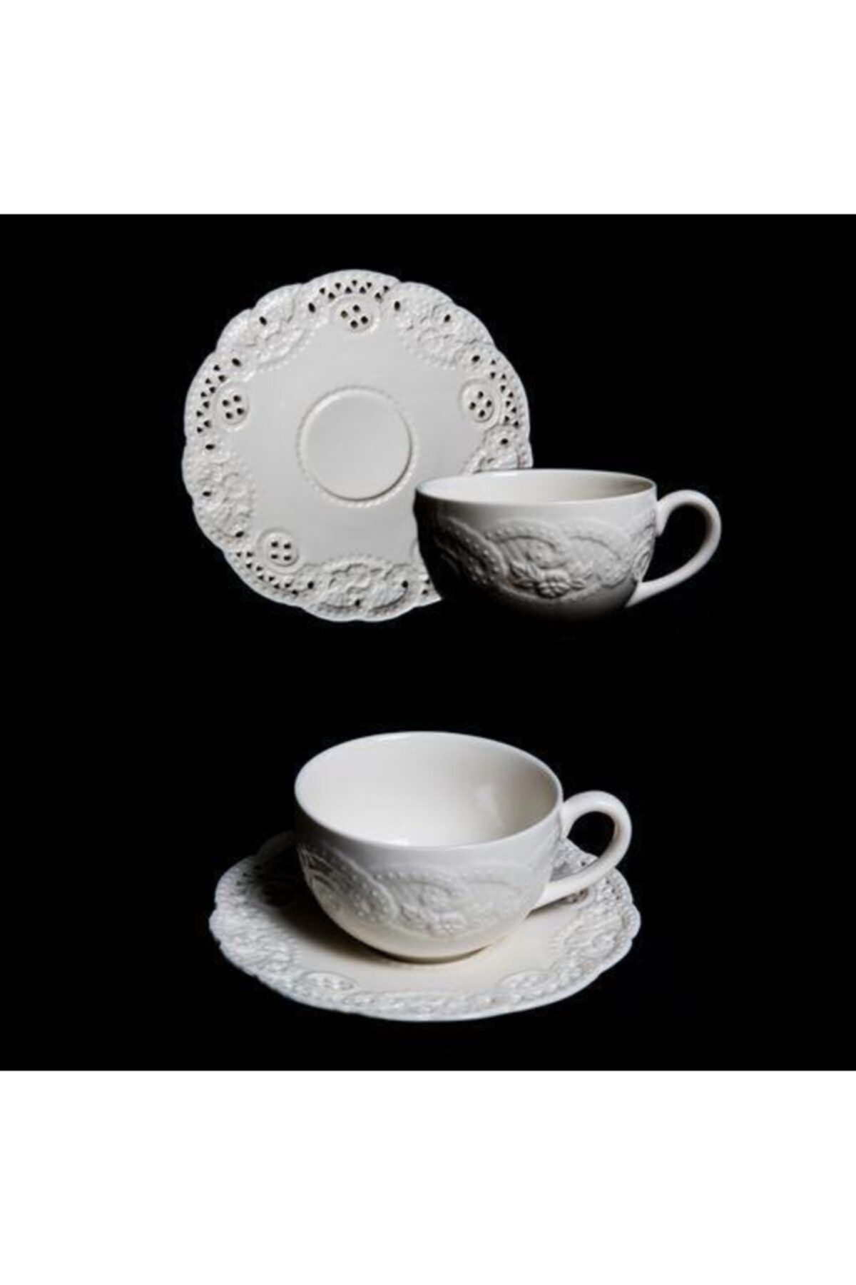 Ezem Lyps 027 Lacy 6lı Çay Fincan Seti