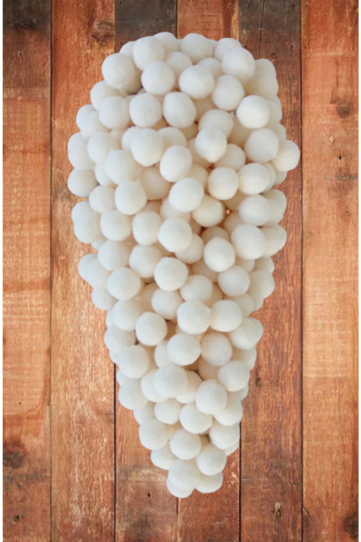 Kezban Tekstil Peluş Ponpon 2cm Krem 100 Adet