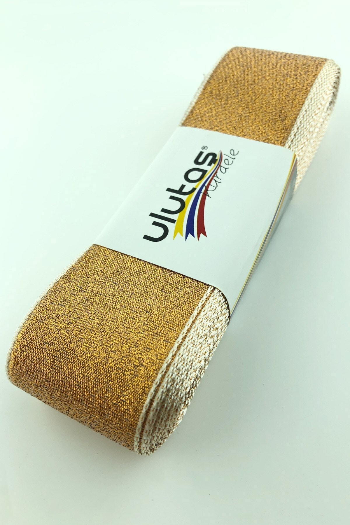 Hayalperest boncuk Turuncu Simli Kurdele 4 Cm