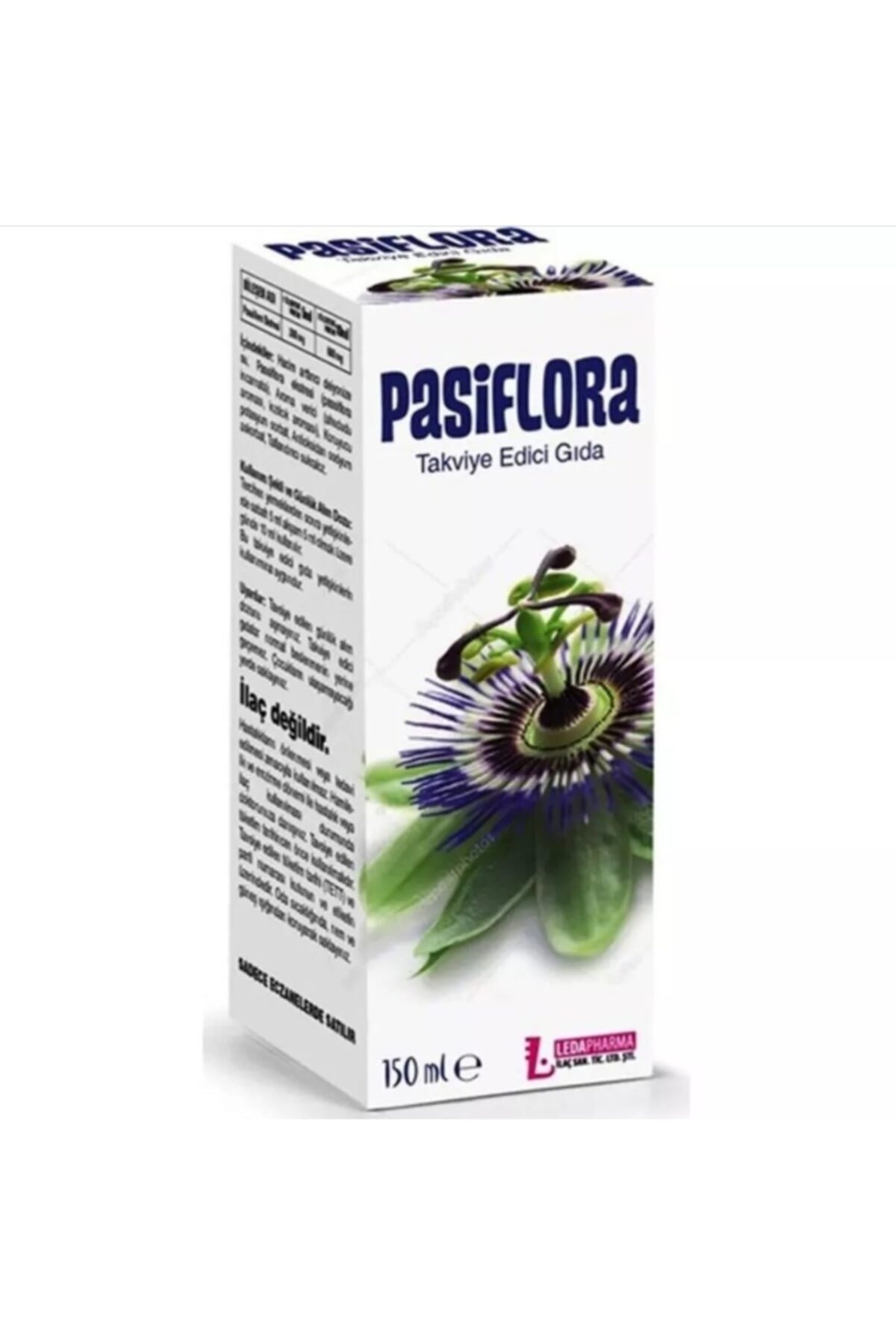 LedaPharma Pasiflora Şurup Sıvı Takviye Edici Gıda 150 Ml