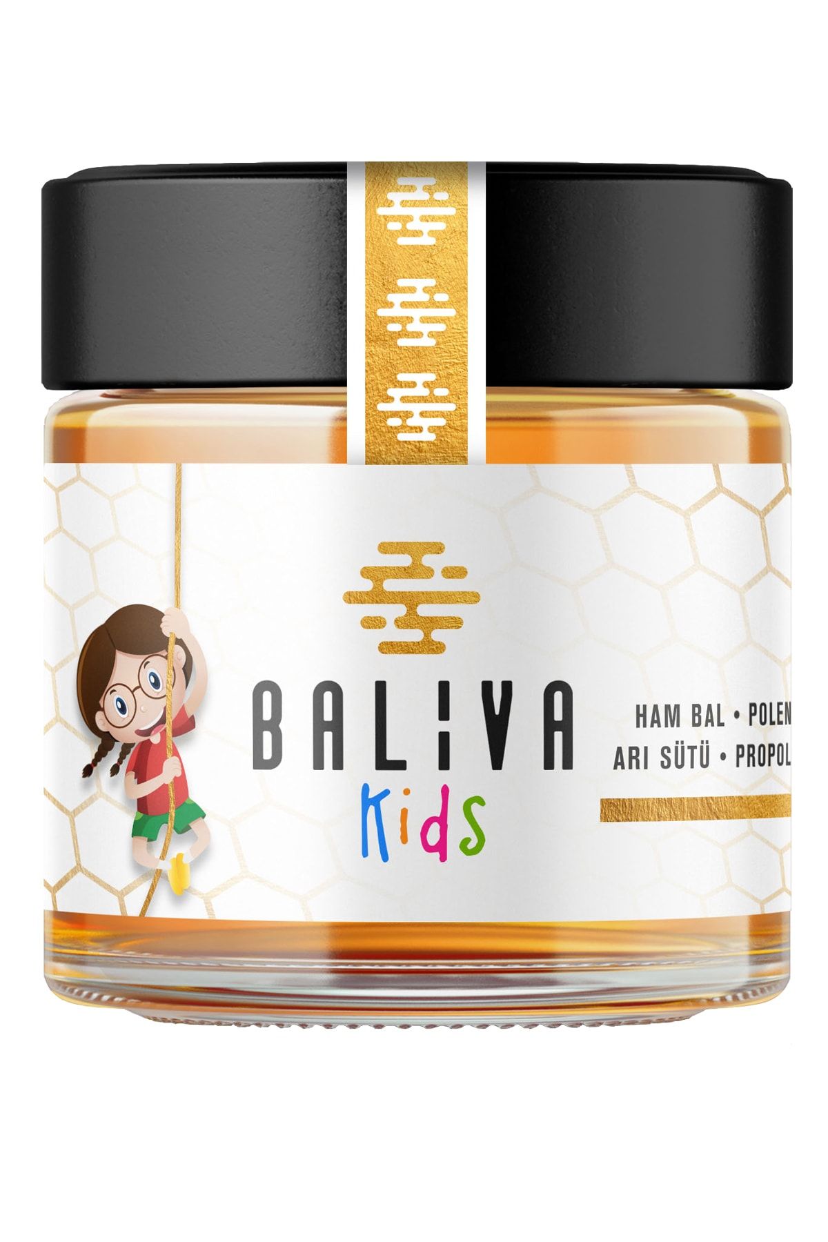 Baliva Kids Ham Bal Polen Propolis Arı Sütü Karışımı 380 gr.