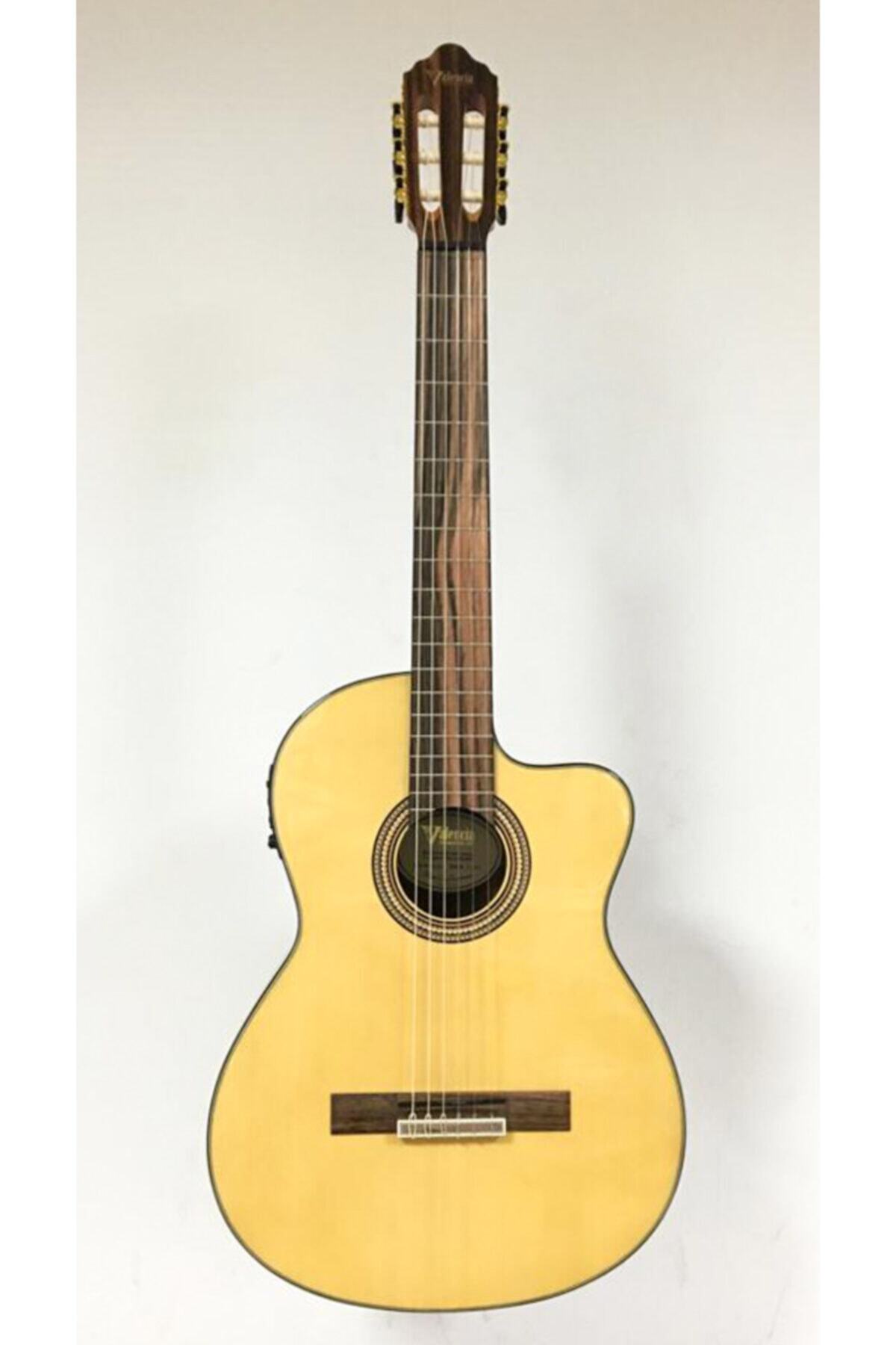 VALENCIA Vc564ce Elektro Klasik Gitar, Cutaway, 4/4, Naturel P