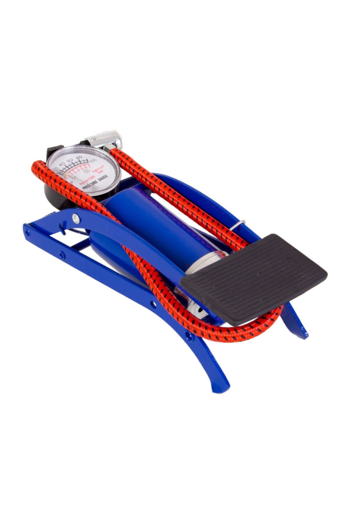 Onton Pmp01 Göstergeli Ayak Pompası Bisiklet Motosiklet Top Pompası Lastik Pompası