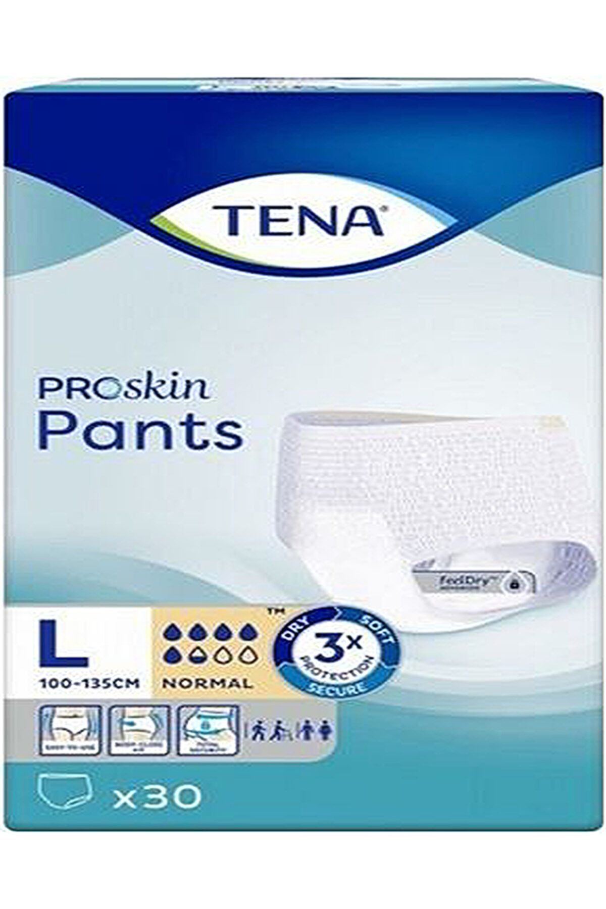 TENA 5,5 Damla Emici Külot Large Büyük Boy 30'lu