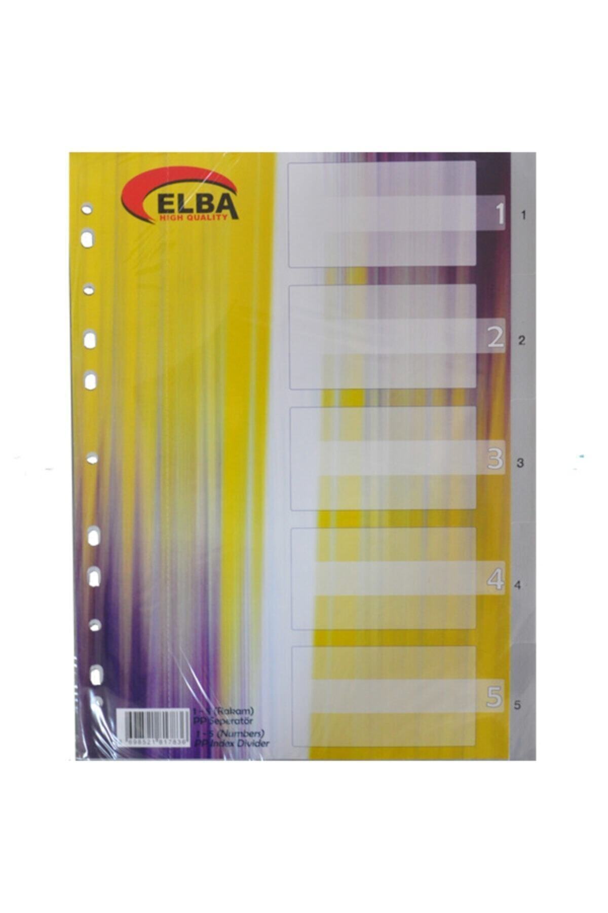 Bafix Plastik Seperatör 1-5 Rakamlı