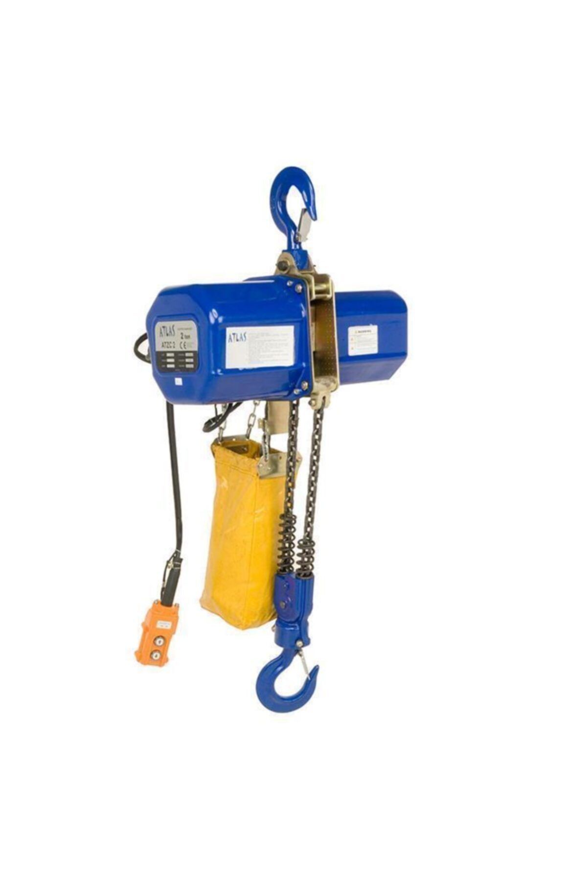 Atlas Atzc2 Elektrikli Zincirli Vinç Trifaze 380volt 2 Ton