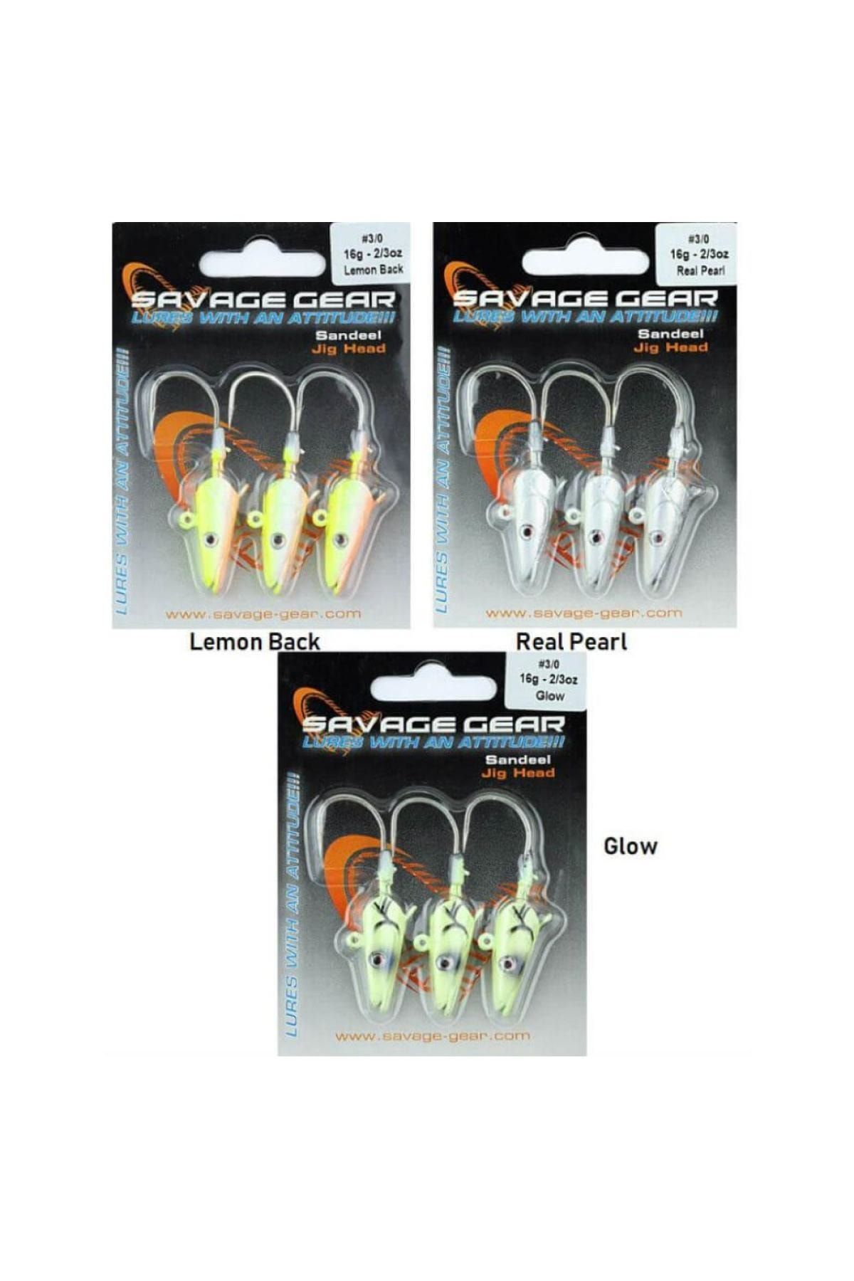 Savage Gear Sandeel Jig Head 16g No 3/0-3 Adet