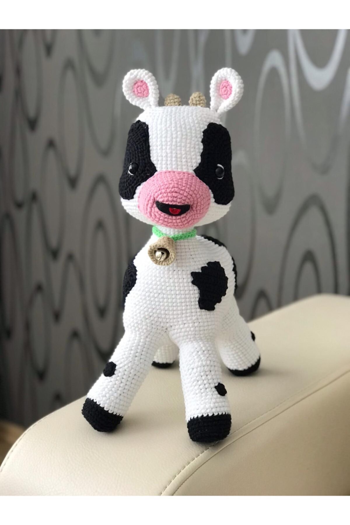 ESSHOP Tatlı Inekcik  %100 El Örmesi  Amigurumi Tatlı Inekcik Uyku Arkadaşları