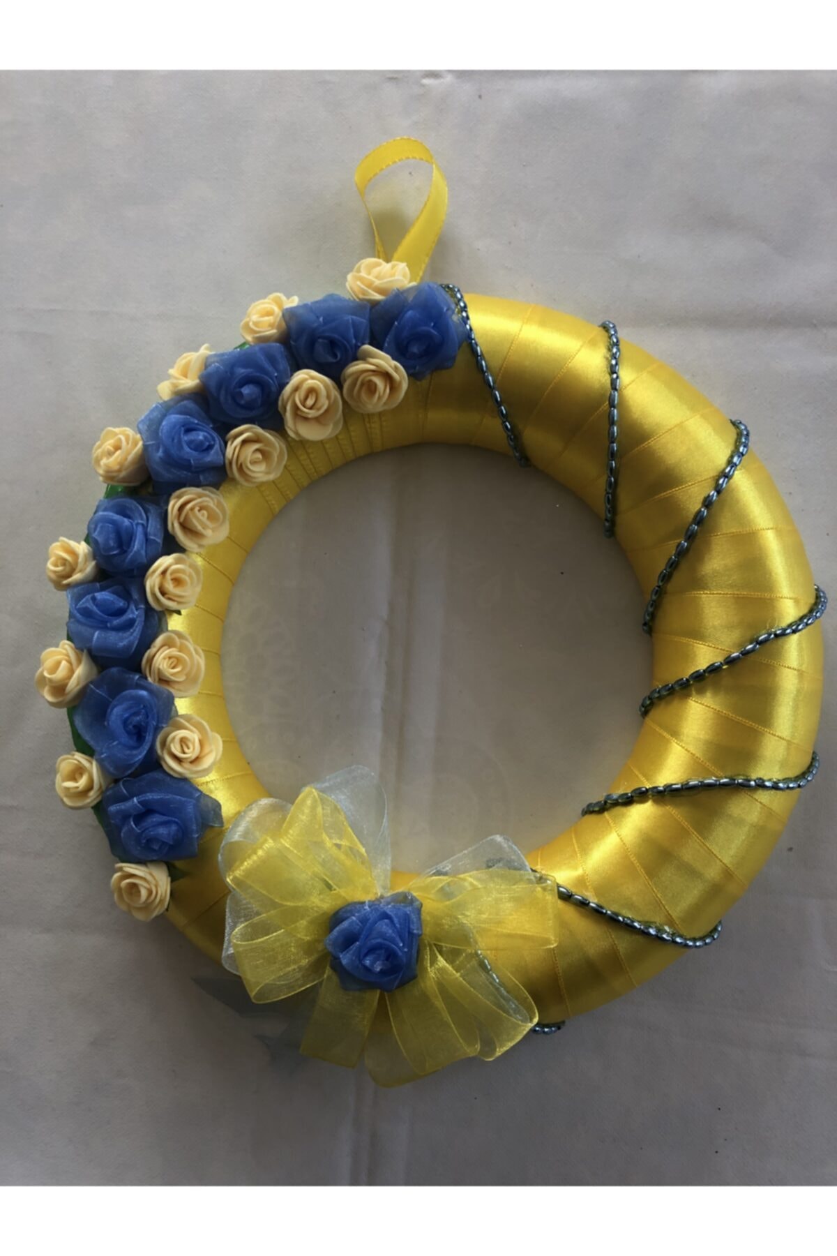 levin kapi süsleri Sarı Gül Detaylı Kapı Süsü