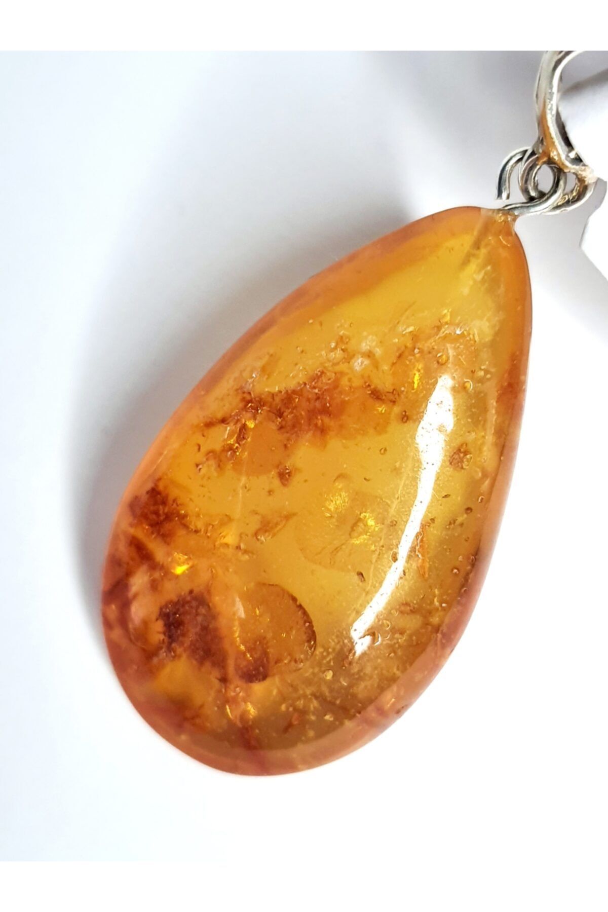Amber by Mazukna Antik Baltık Damla Kehribar Kolye Ucu
