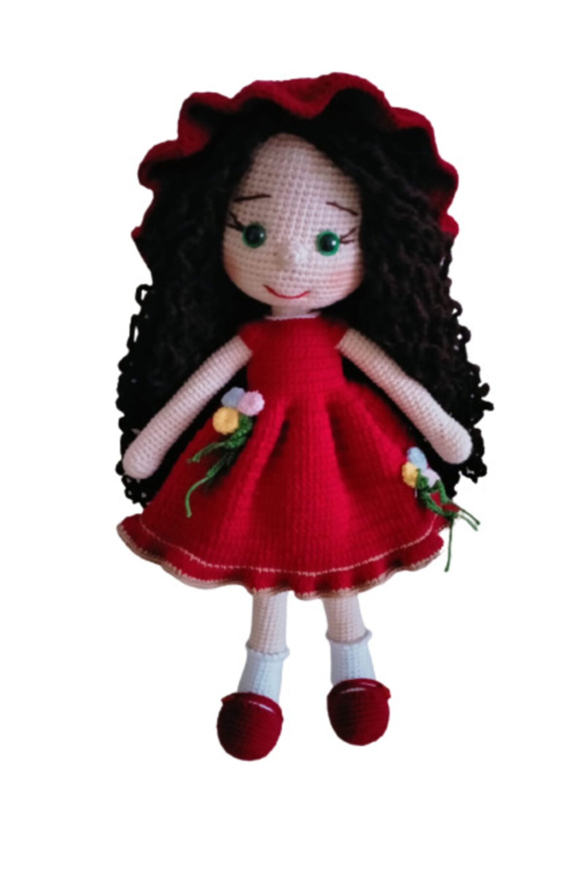 OYUNCAKPARK Şapkalı Bebek Amigurumi Organik Oyuncak