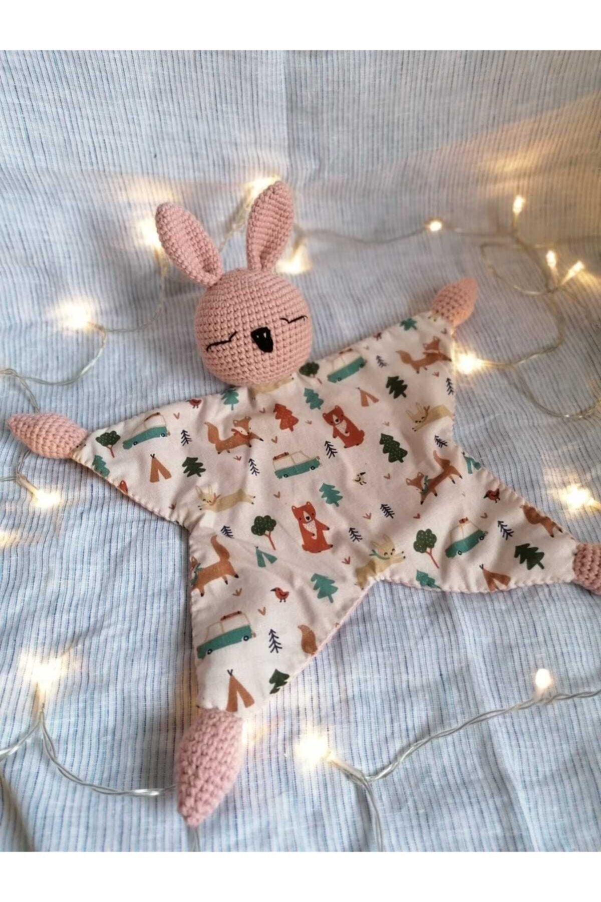 Sihirlihalka Amigurumi 1.kalite Pembe Uyku Arkadaşı