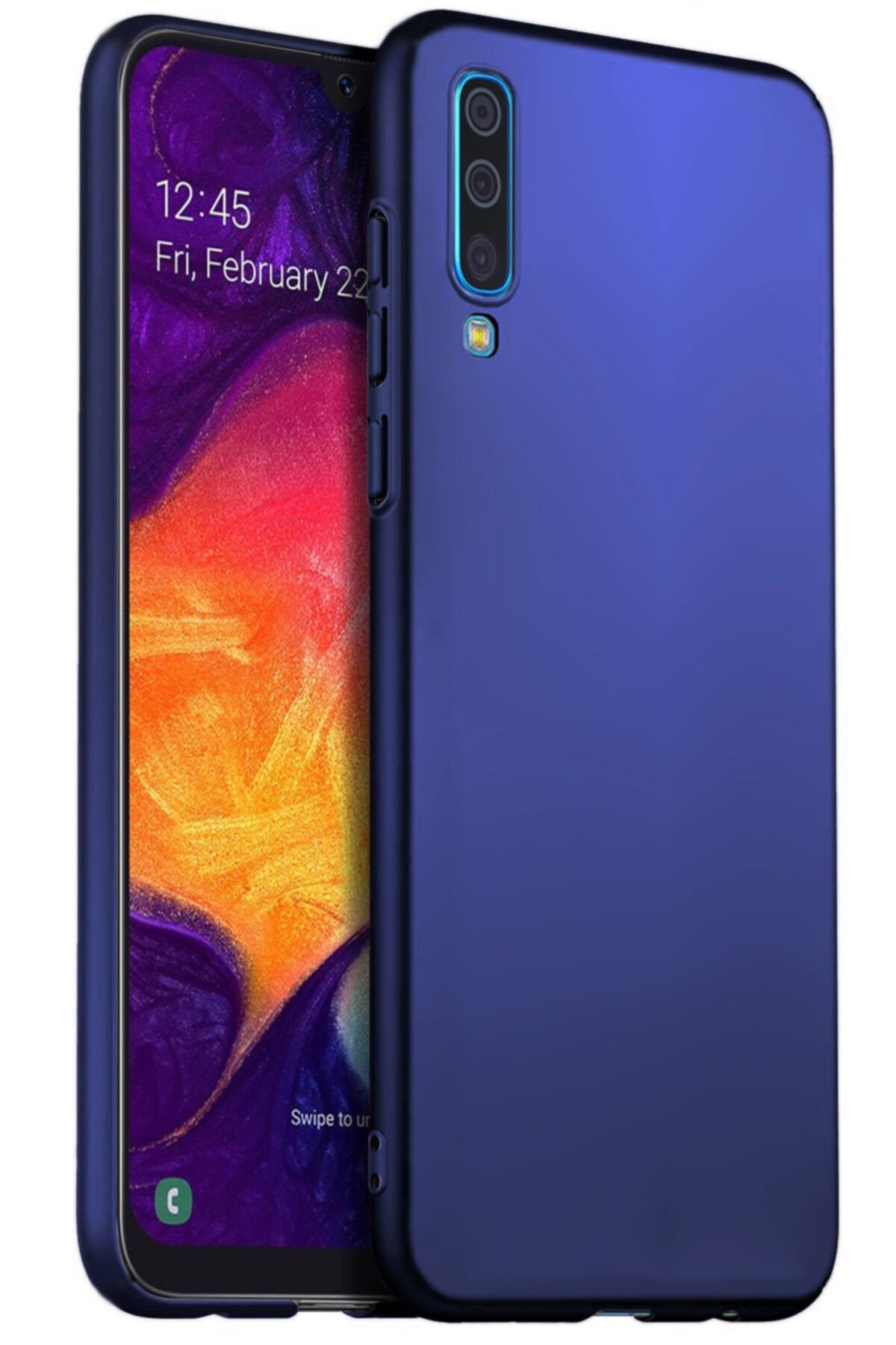 Samsung Galaxy A50 Kılıf Ultra Ince Renkli Silikon Kapak