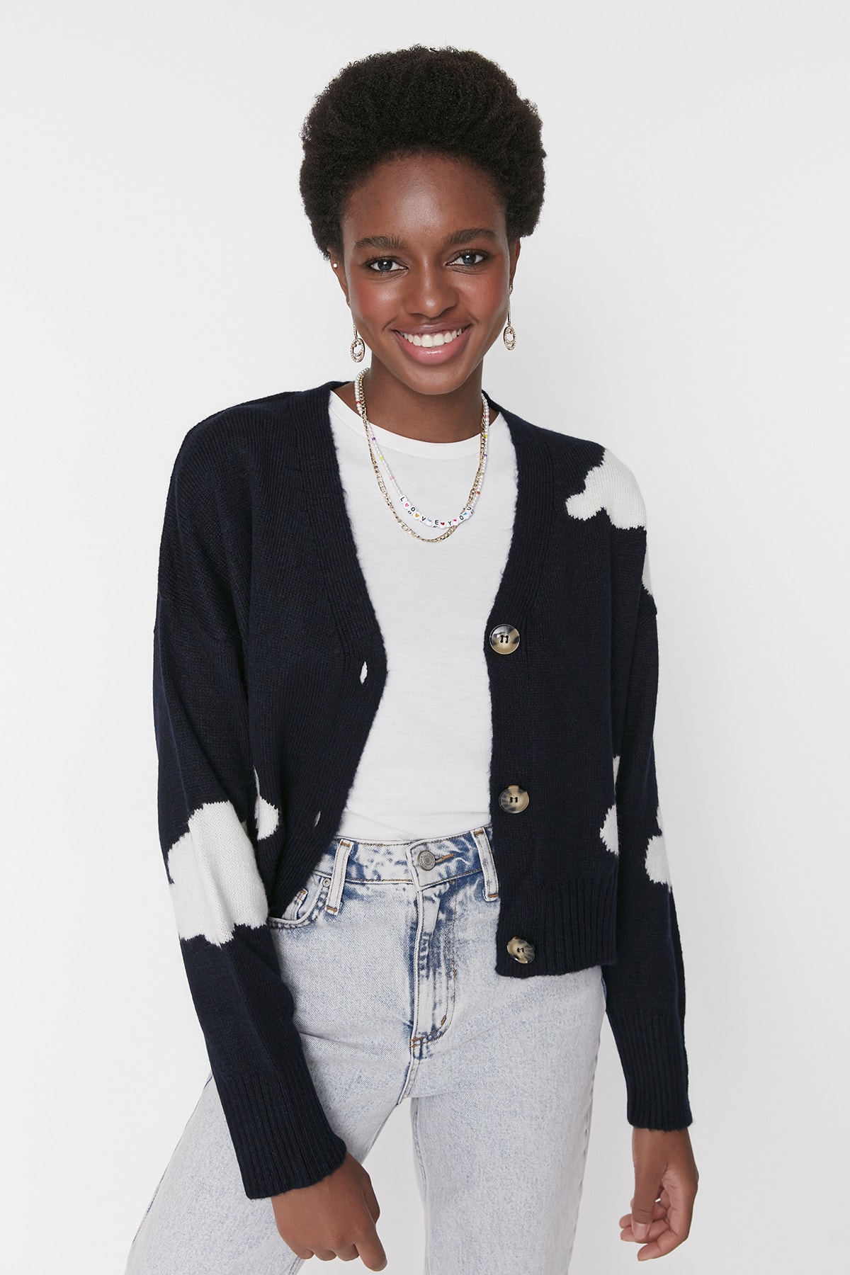 Trendyol Collection Cardigan - Navy 