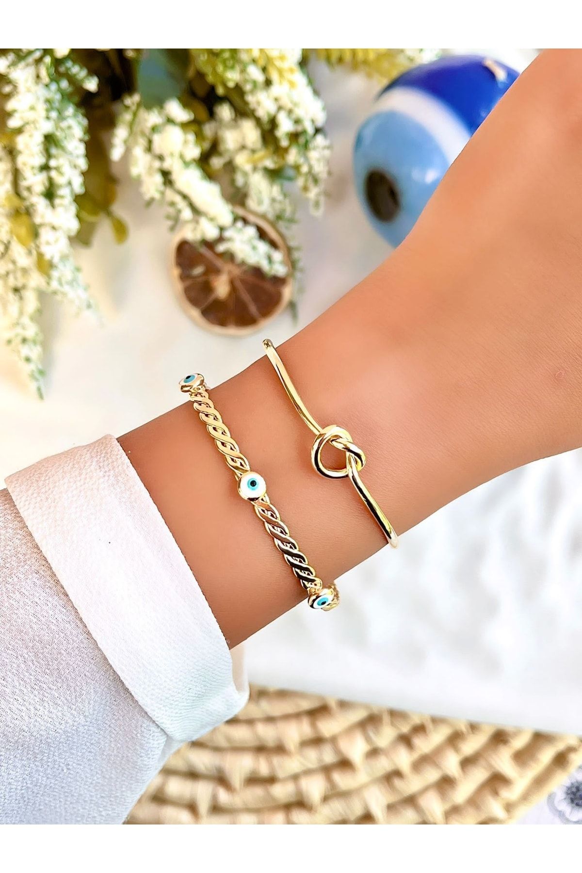 KBC STORE Love Knot 2 Piece Bracelet Combination Trendyol