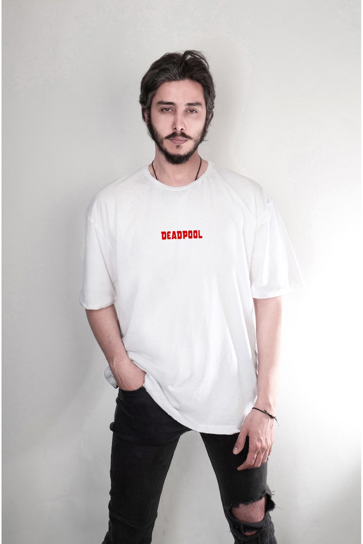 Deadpool t on sale shirt white