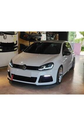 Volkswagen Golf 6 Uyumlu 7.5 Görünüm J Dizayn Krom Far 2009-2012 Model Image 0