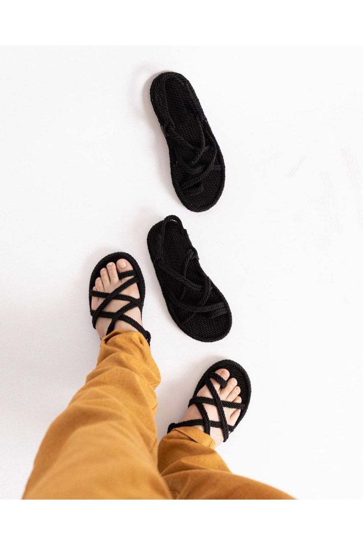 Rope hot sale jesus sandals