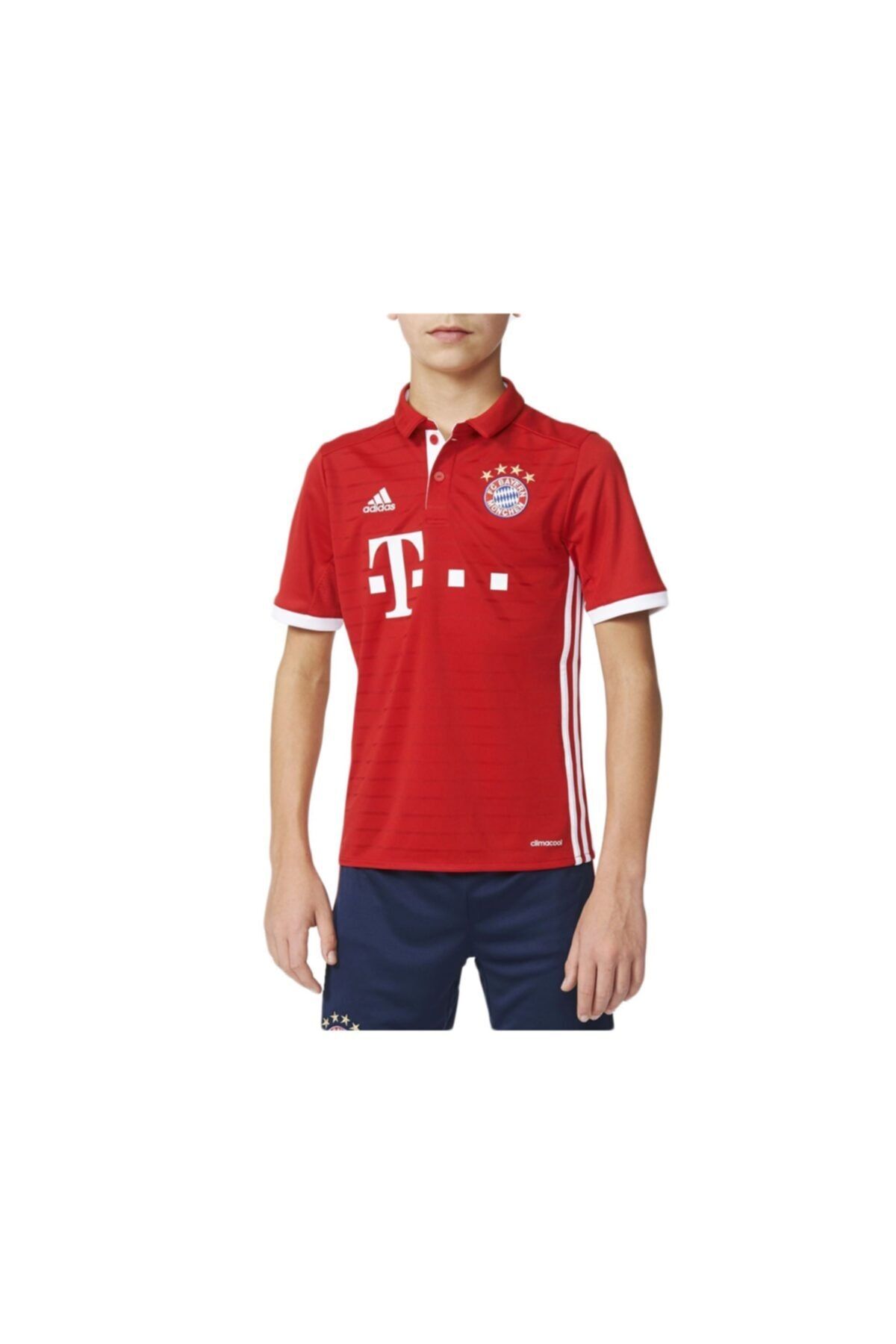 adidas Unisex Çocuk Kırmızı Futbol Forması Fcb H Jsy Aı0055