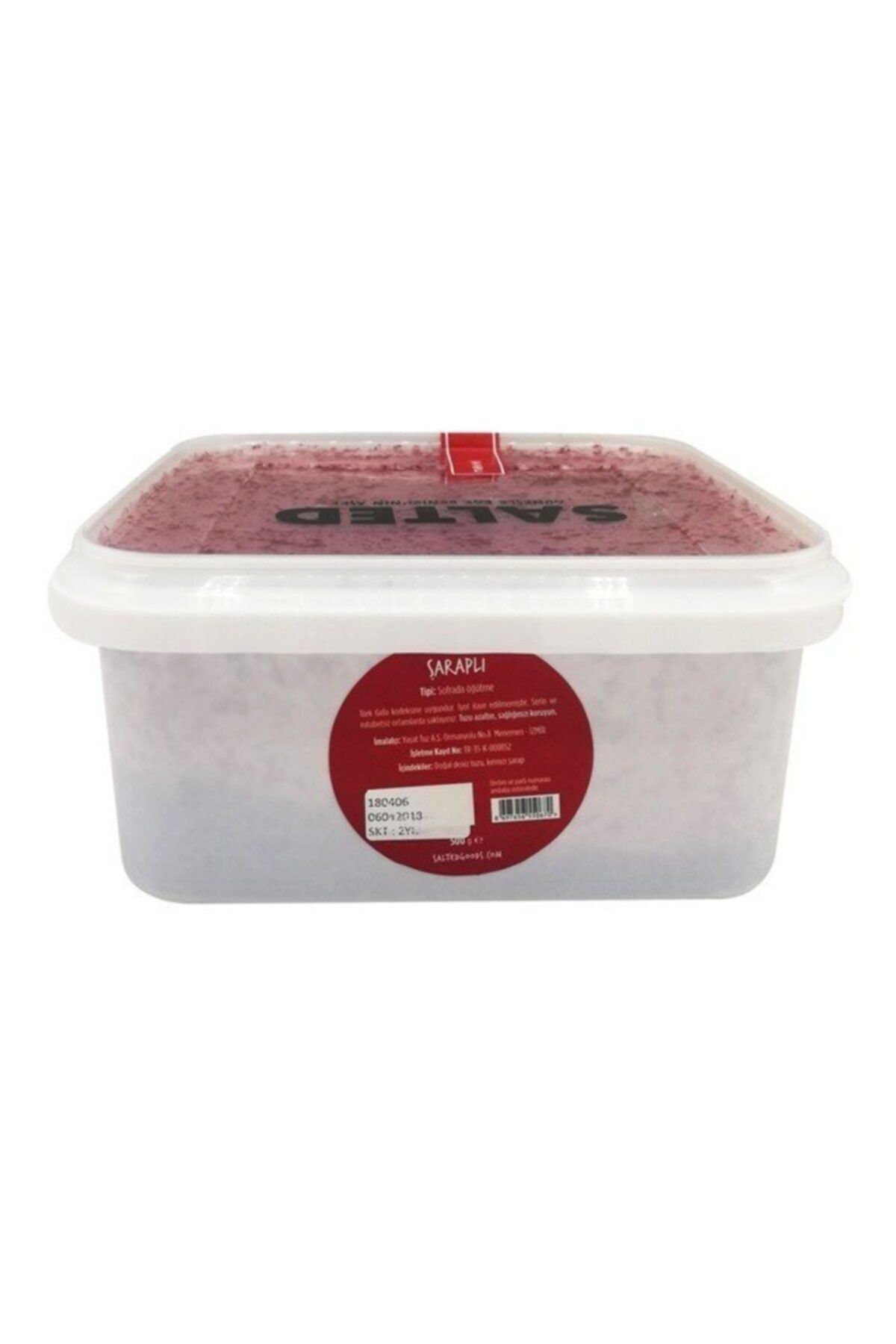 Salted Öğütme Şaraplı Tuz 500 Gr