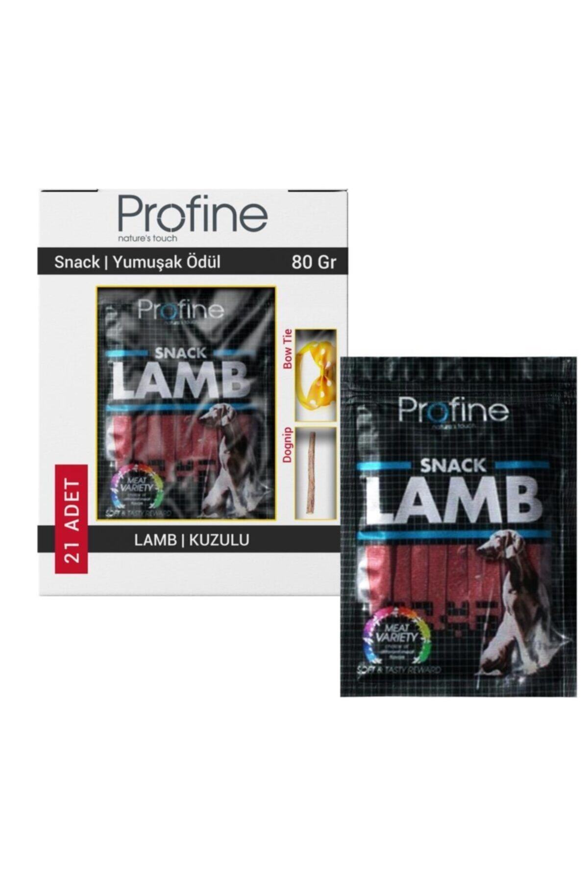 Profine Snack Lamb Kuzulu Yumuşak Köpek Ödül Maması 21x80 gr
