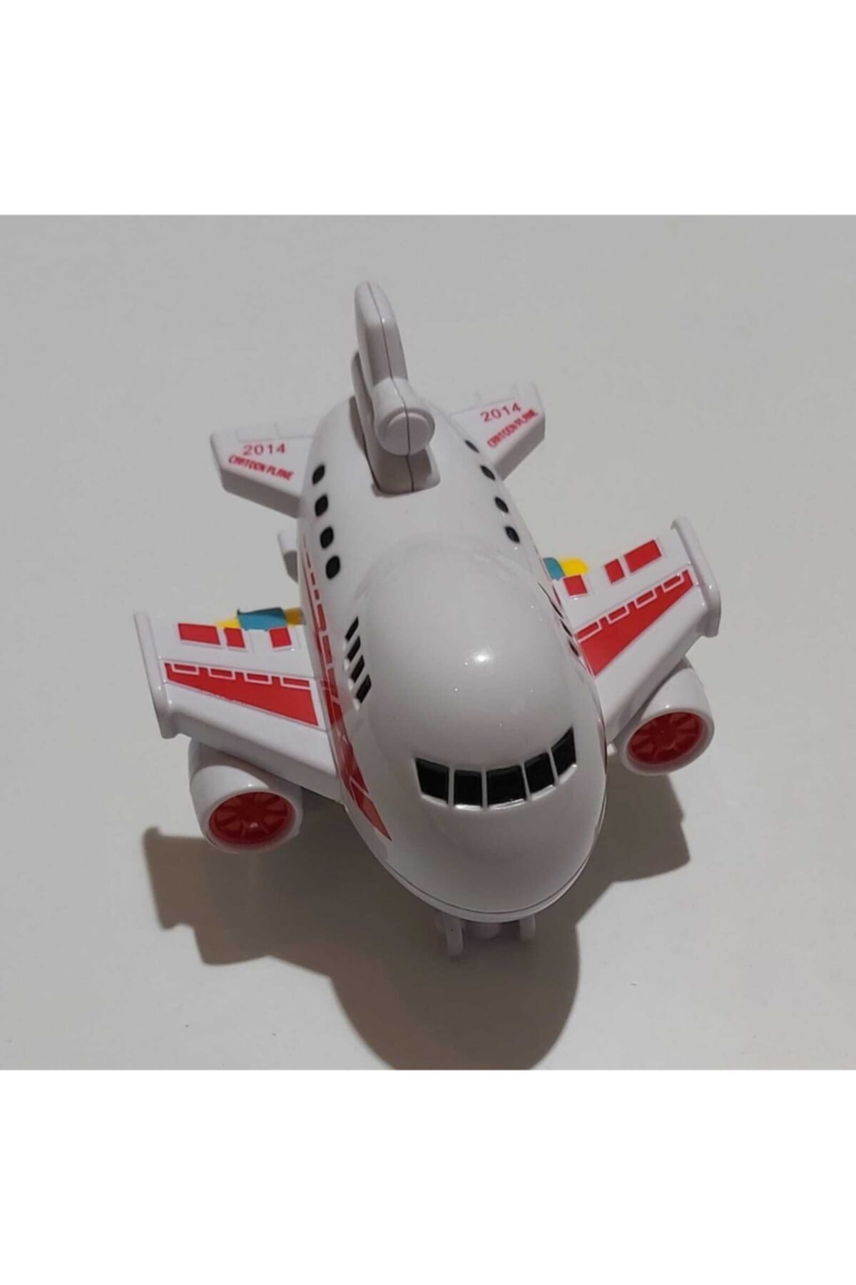 MQM Plane Eğlenceli Sürtmeli Oyuncak Kırmızı Uçak