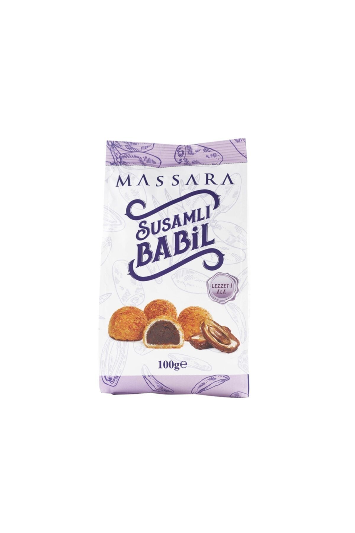 Massara Susamlı Babil Hurmalı Terayağlı Kurabiye 100gr