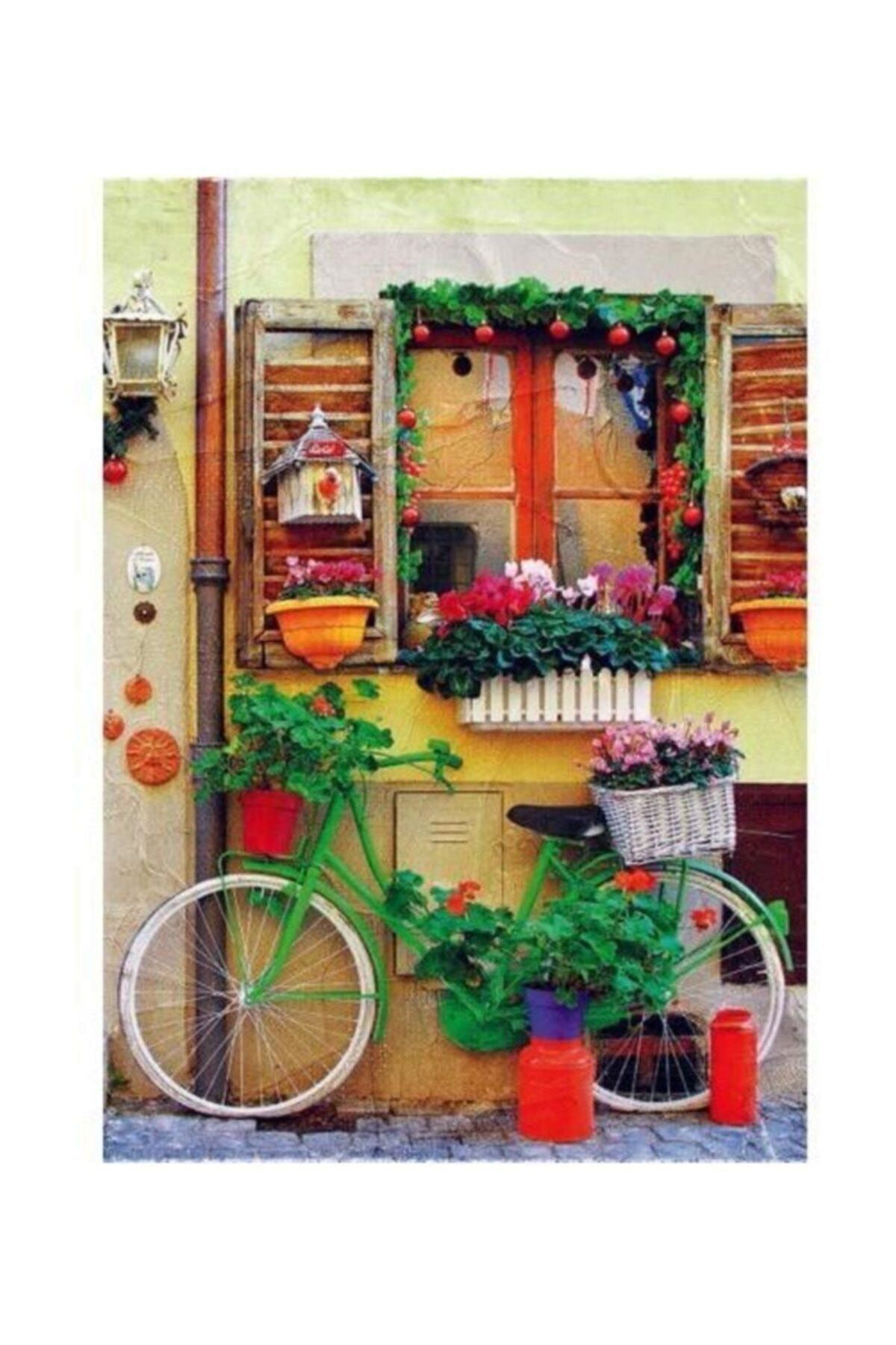 Altun Puzzle 1000 Parça B. Bisikletl Çiçek Adam G.48*68
