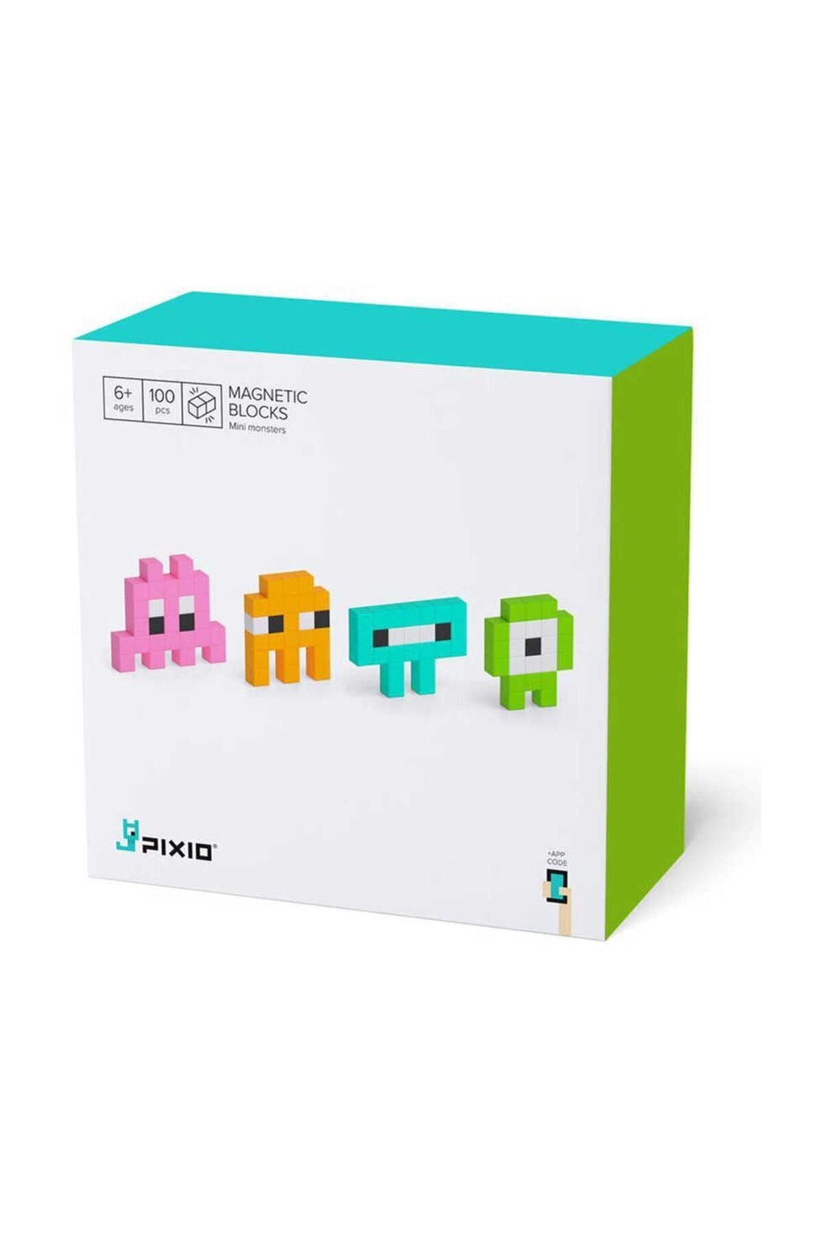 PIXIO Mini Monsters Interaktif Mıknatıslı Manyetik Blok Oyuncak
