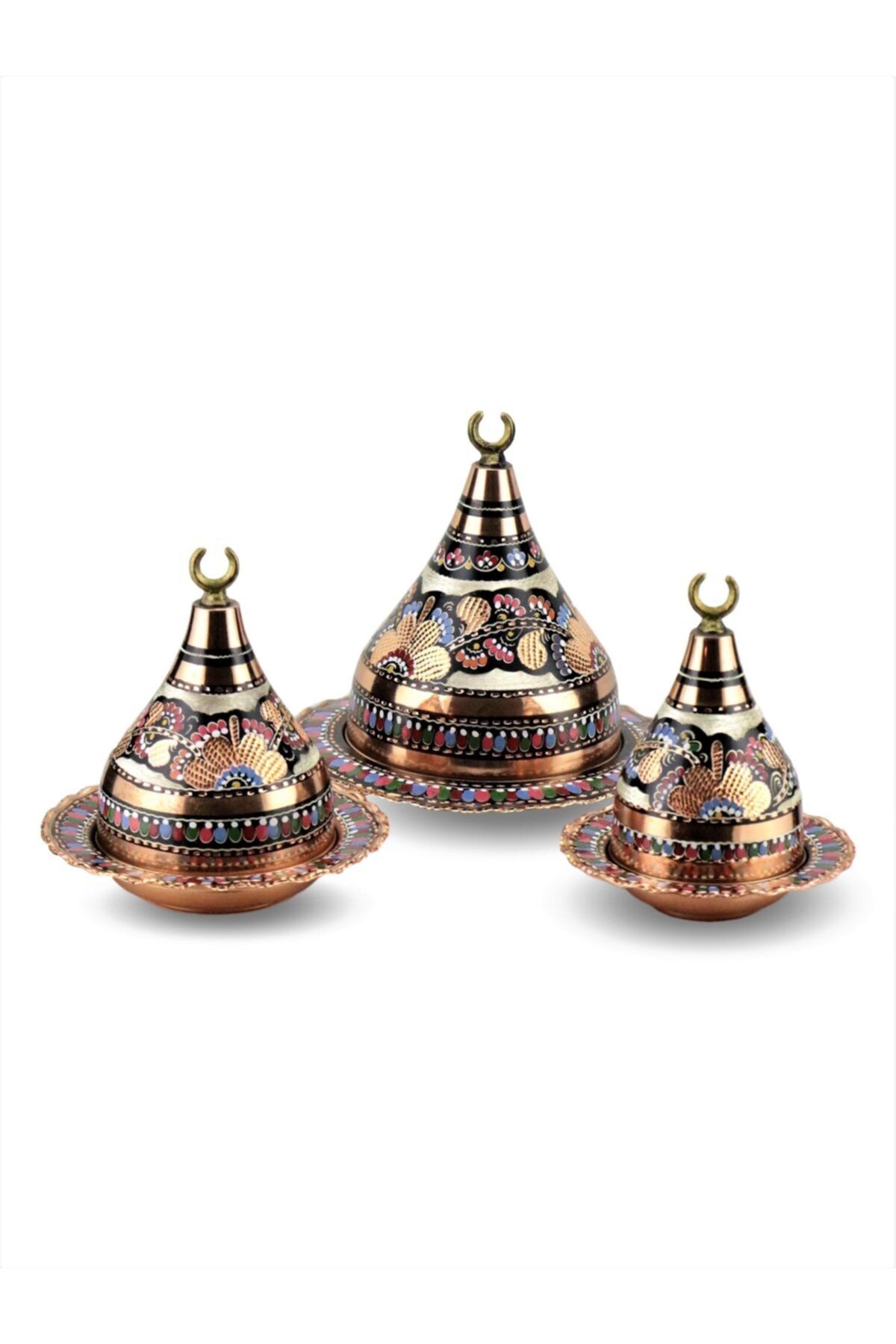 MORYA Erzincan Elişi Gül Çiçek Bakır Kubbeli Şekerlik