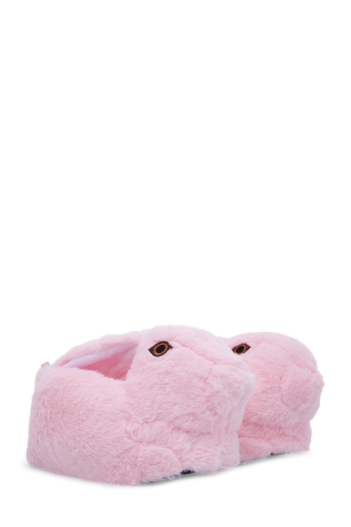 GEZER Kadın Pembe Panduf Tavşanlı Panduf Ev Içi Bot