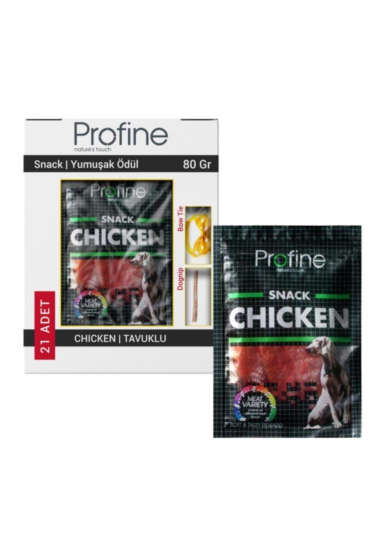 Profine Snack Chicken Tavuklu Yumuşak Köpek Ödül Maması 21x80 gr