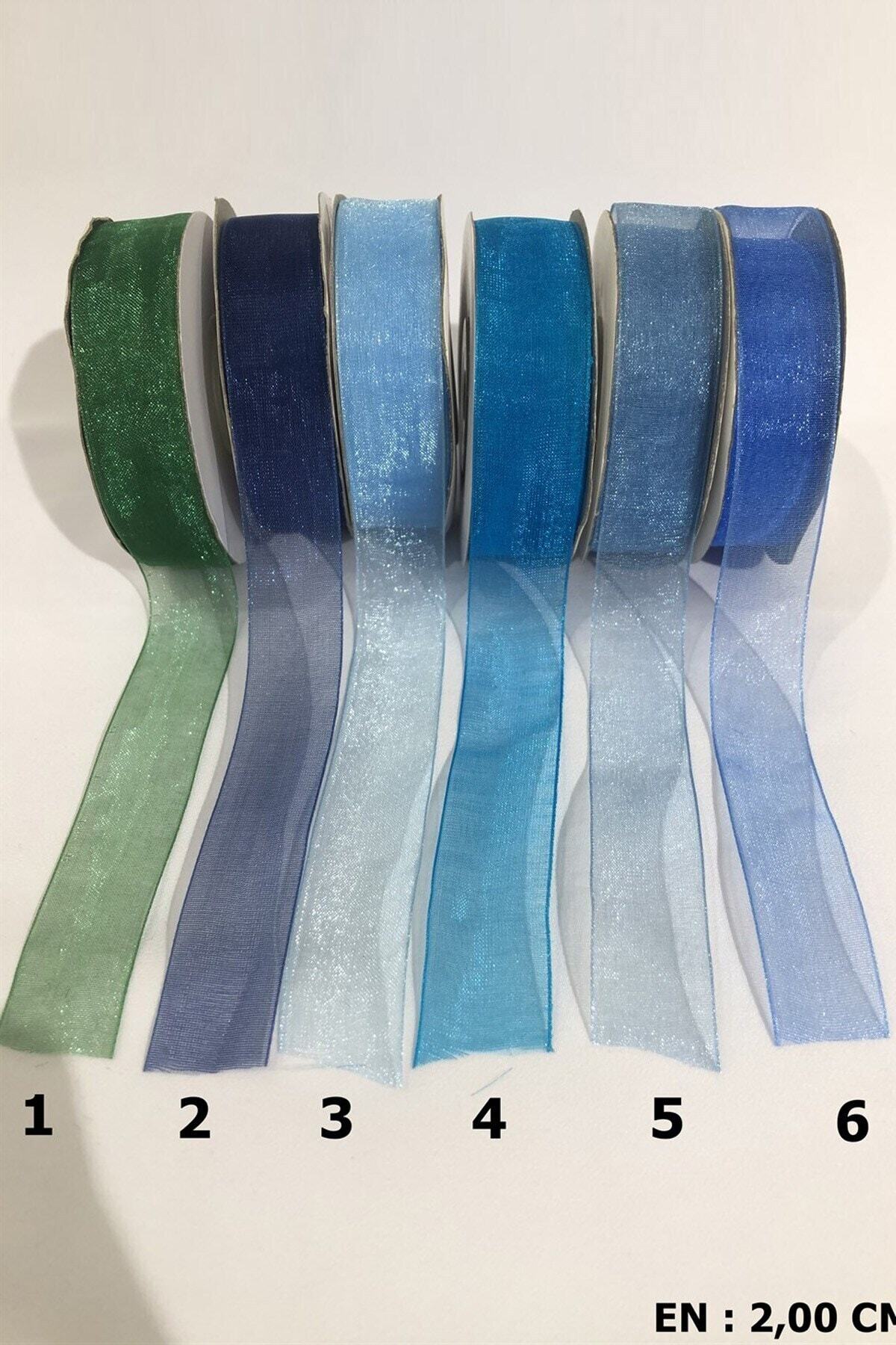 Hayalperest boncuk Organze Kurdela 2 Cm