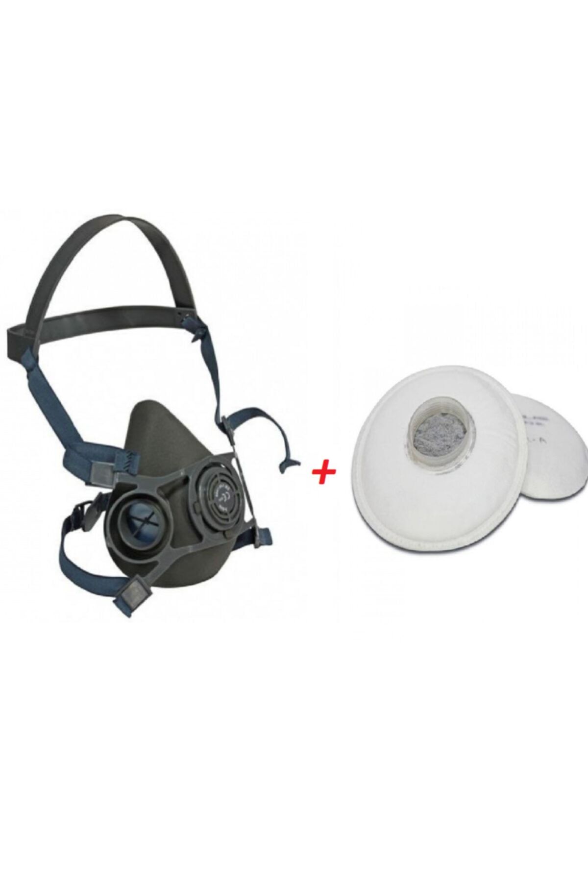 Starline V-800 Yarım Yüz Gaz Maskesi+p3 Toz Filtresi