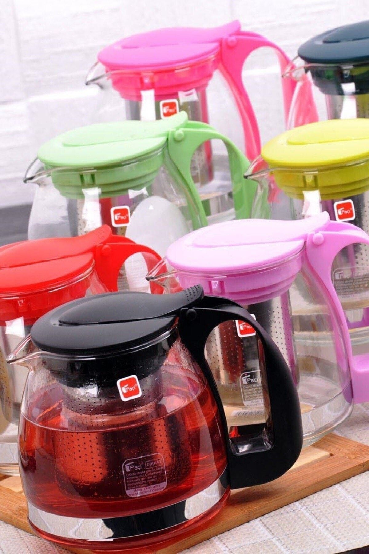 La Push Concept 1250ml Süzgeçli Cam Demlik