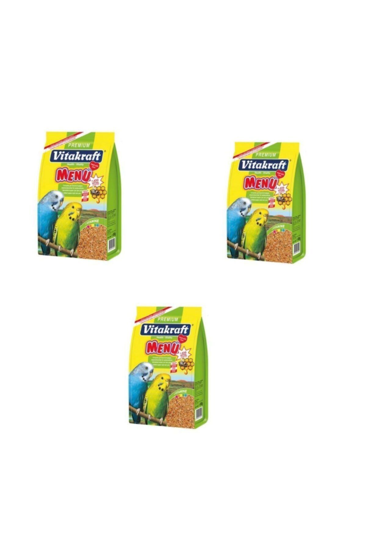 Vitakraft Vital Menu Muhabbet Kuşu Yemi 500 gr 3 Adet
