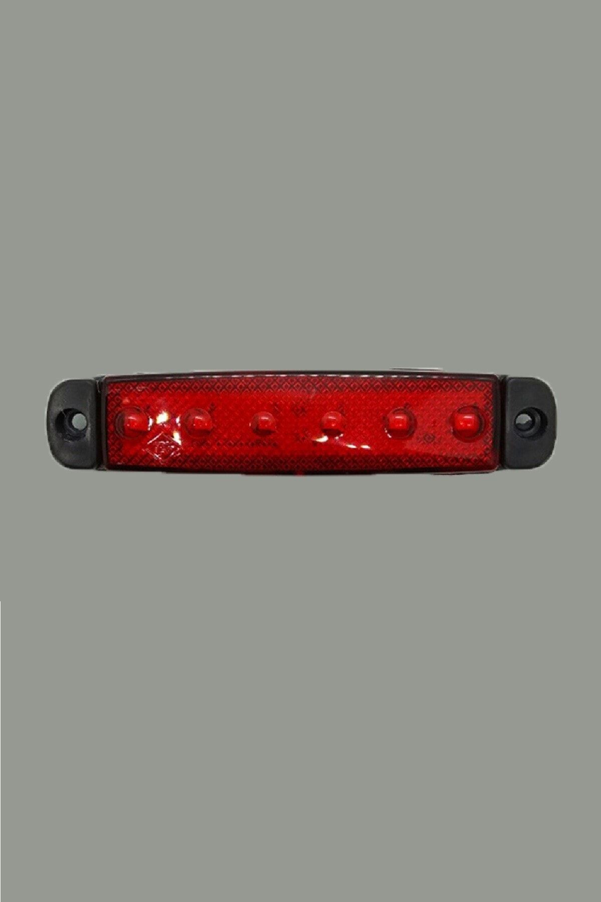 T.A.S. 50 Adet 6 Ledli Parmak Led Lamba 24v Kırmızı (E Belgeli)