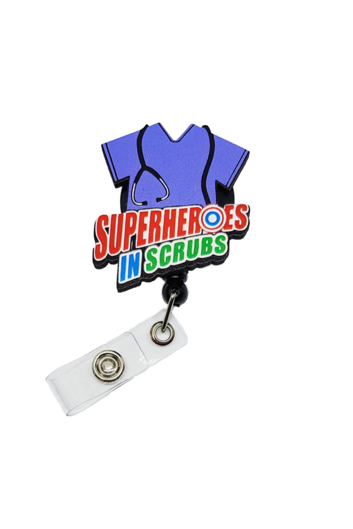Latissime Superheroes In Scrubs Mavi Yoyo Kartlık